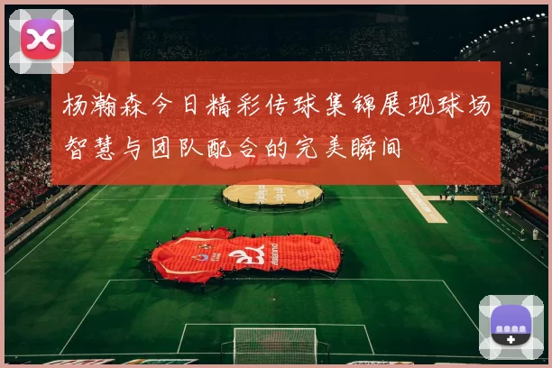 杨瀚森今日精彩传球集锦展现球场智慧与团队配合的完美瞬间